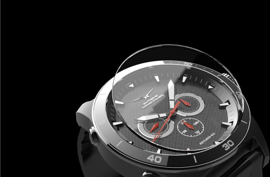 Smart Watch Saphire Glass von Keyevolution
